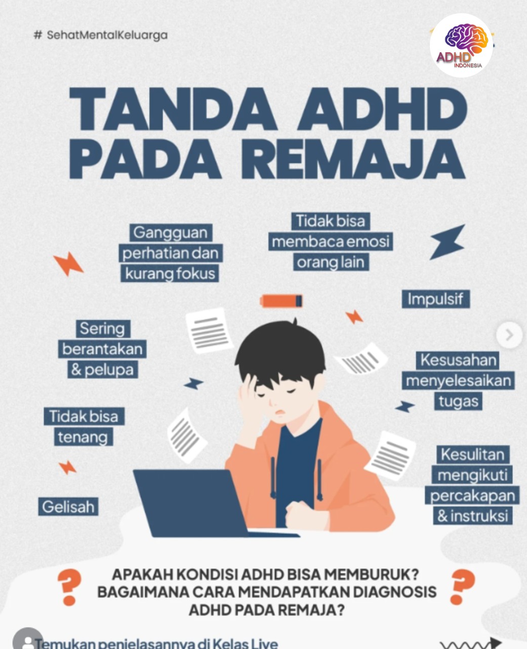 Screening ADHD Non-Diagnostik: Edukasi Awal bagi Orang Tua di Kabupaten Lebong